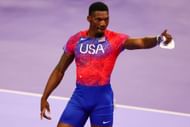 Fred Kerley at the OLYMPICS: AUG 04 Paris 2024 - (Source: Getty)